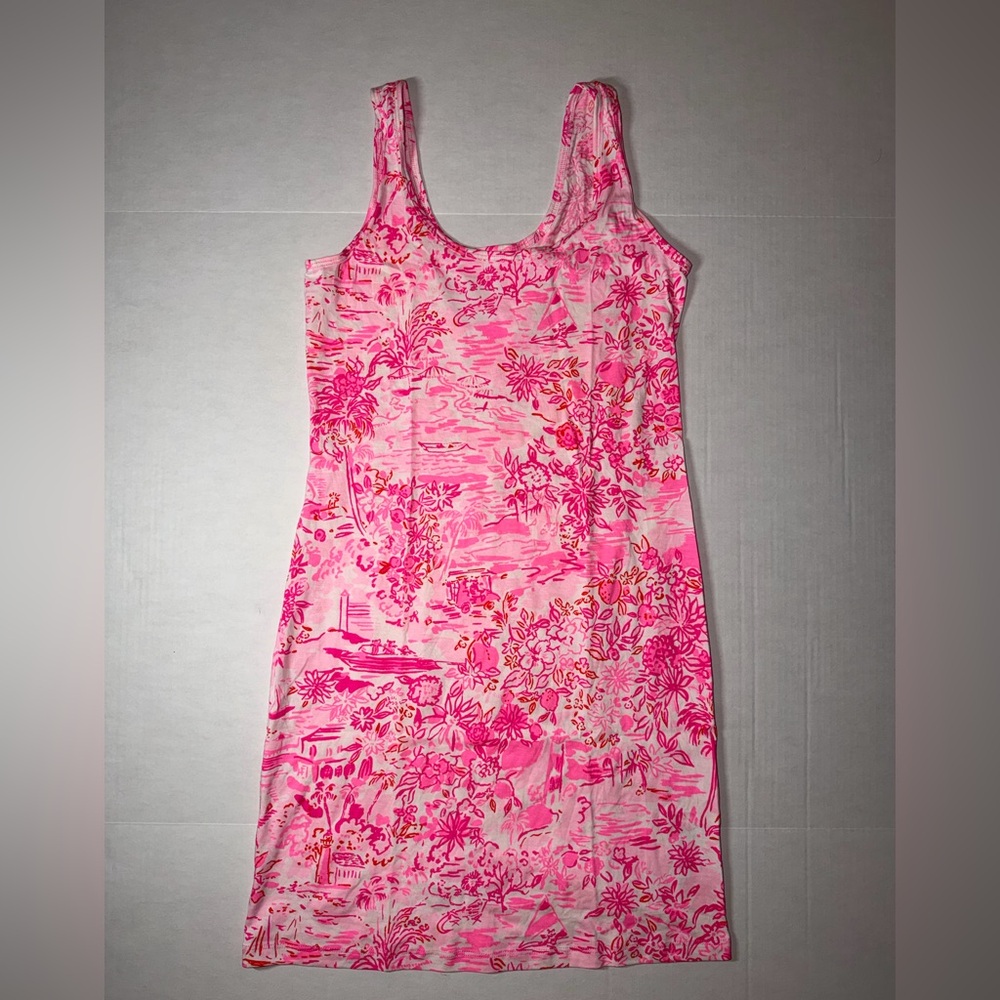Lilly Pulitzer Pink and Orange Floral Dress